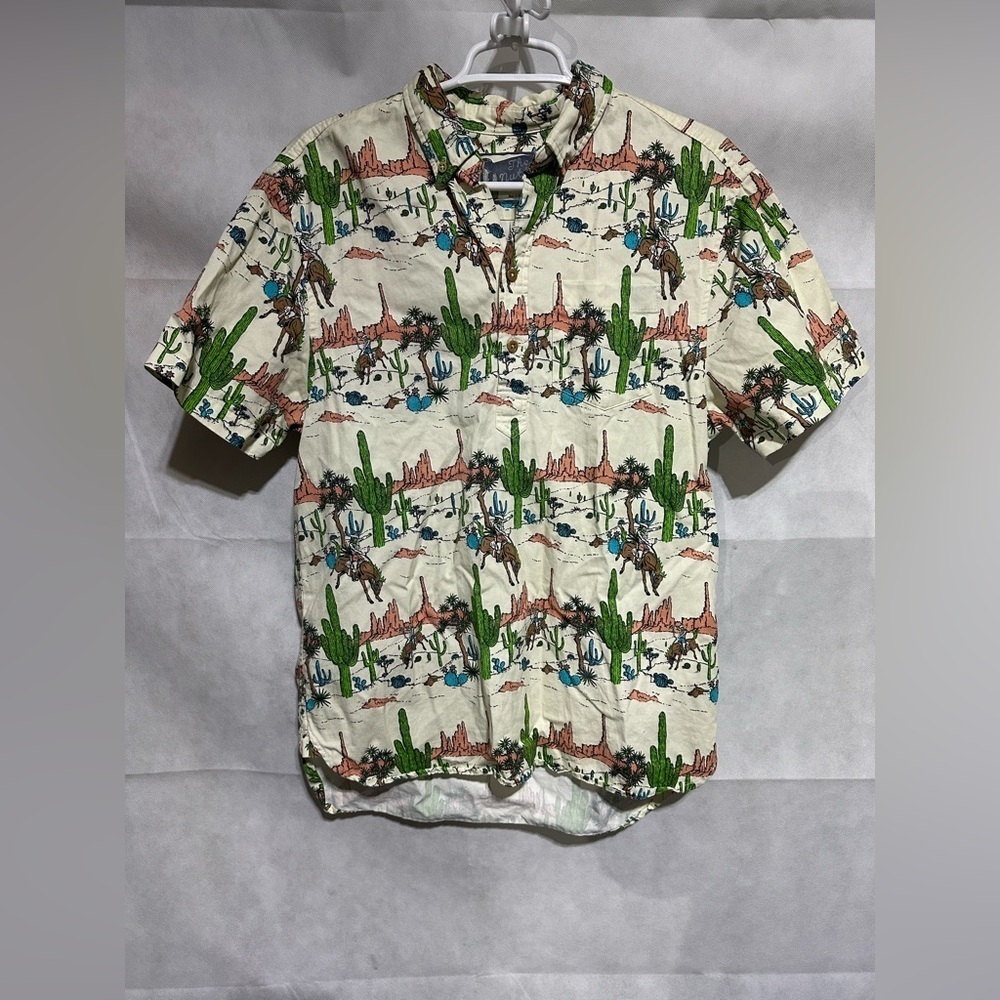 The Nutter Chubbies Popover Shirt Men’s Medium Cowboy Western Rodeo Equestrian